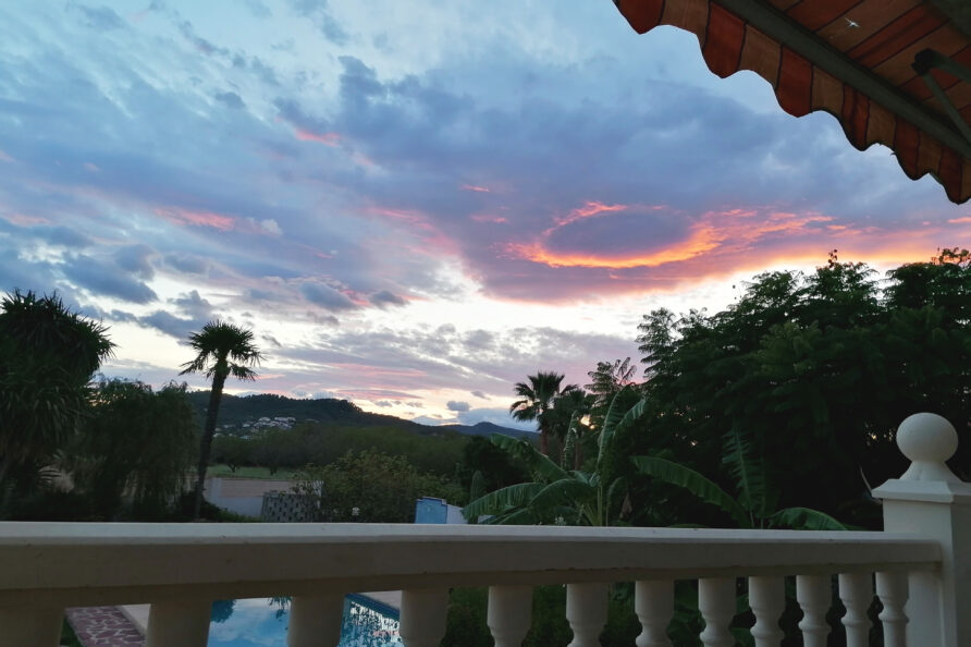 View from terrace